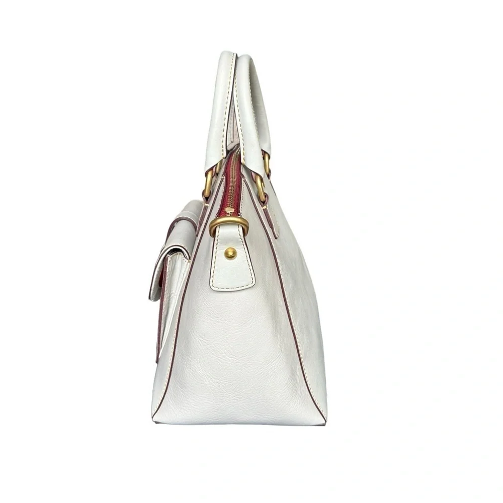 Dooney & Bourke Florentine Leather Naomi Satchel - Picture 6 of 12